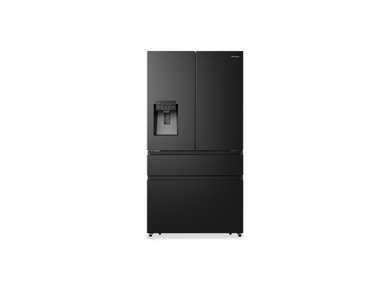 French Door PureFlat Black Steel 560L