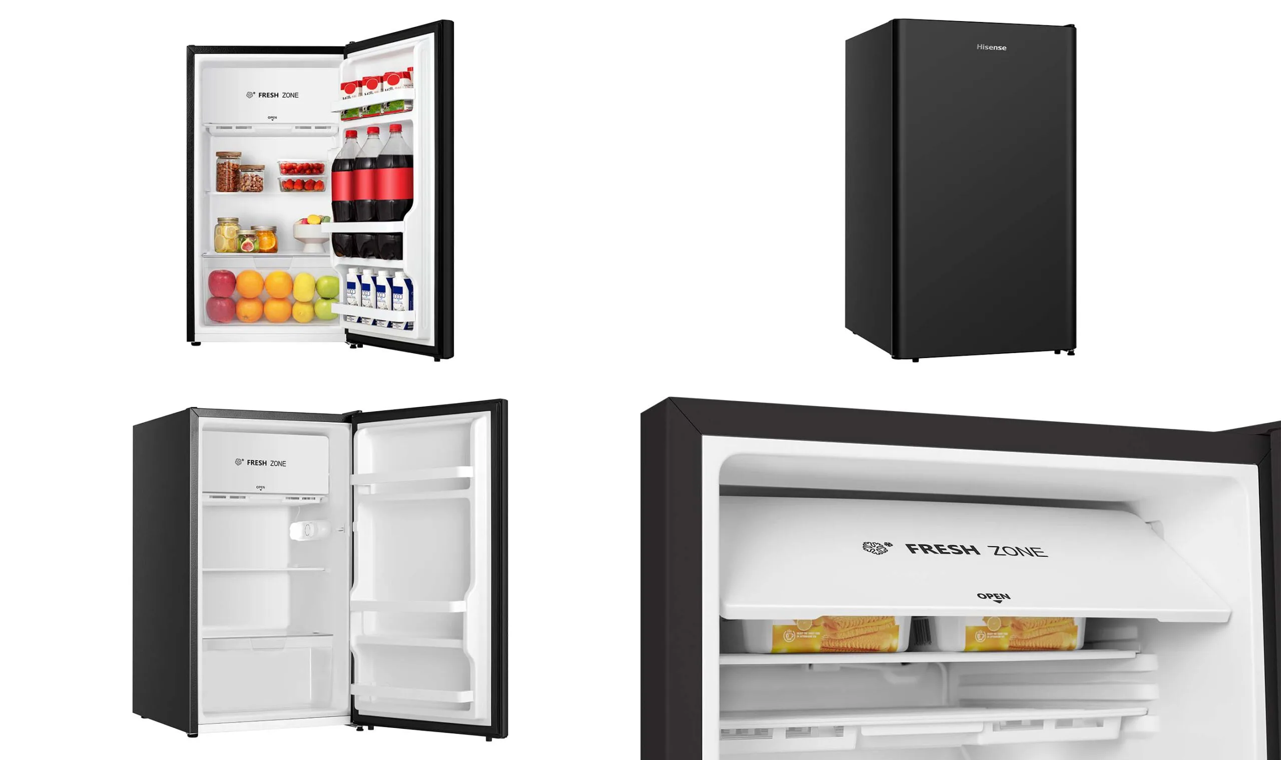Hisense Black 124L Bar Fridge