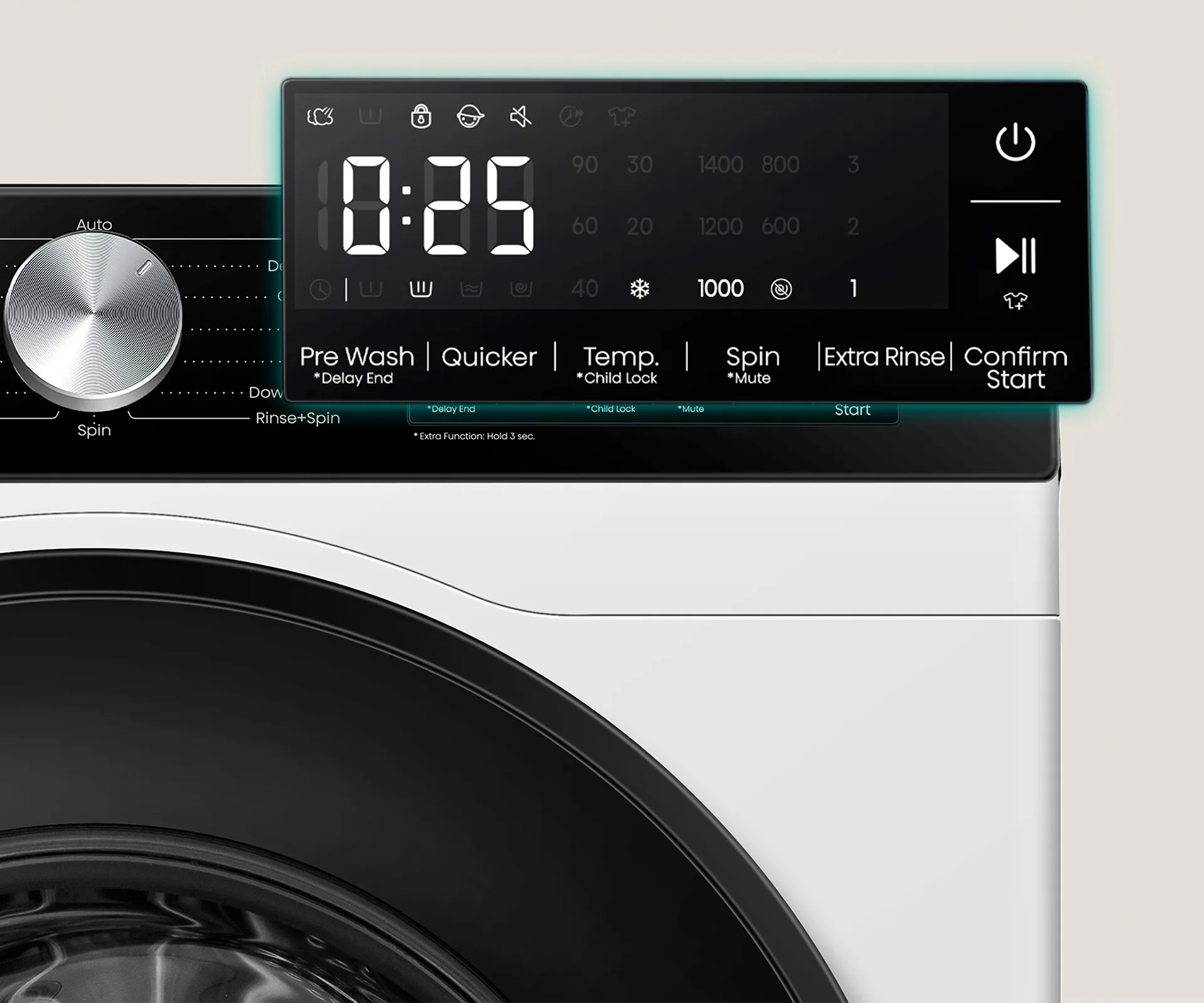 Hisense 7.5kg Front Load Washer - Series 3