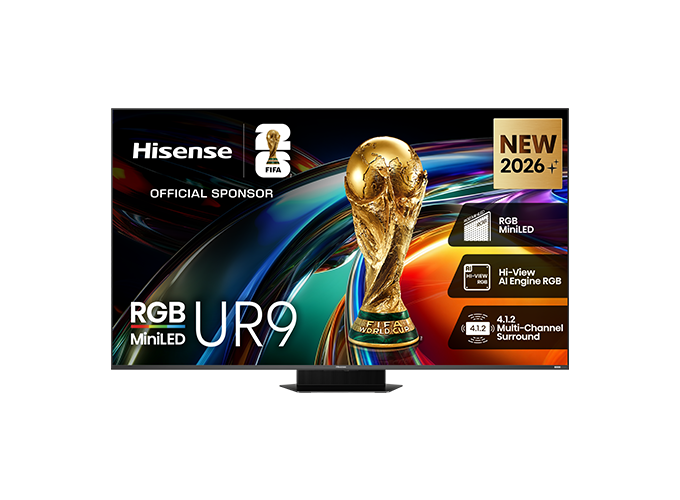 65” RGB MiniLED UR9S 4K 170Hz Smart AI TV