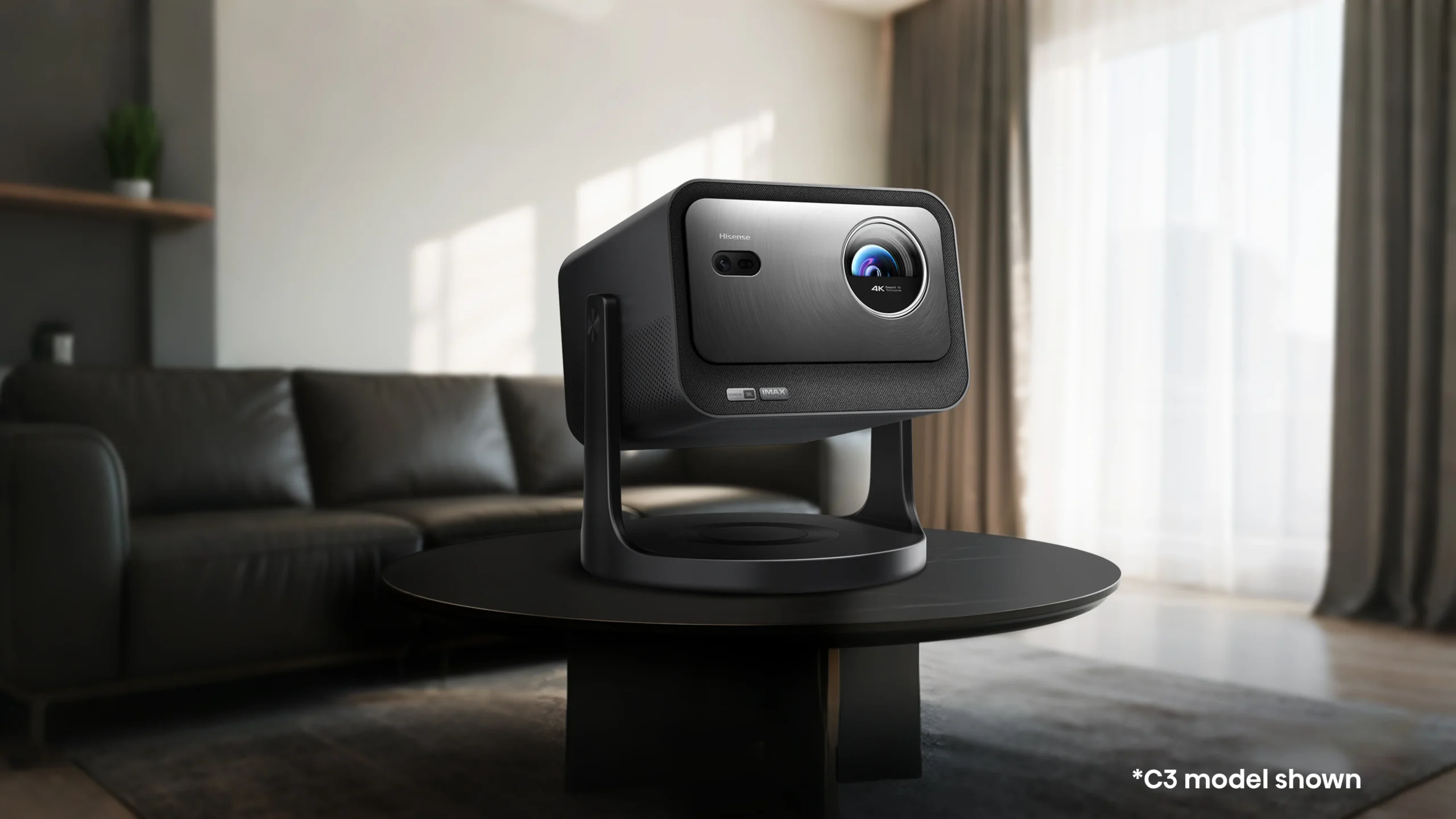 65'' 300'' c3 4k rgb triple laser projector key visual